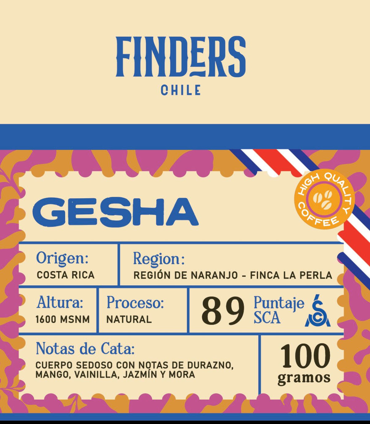 Costa Rica - Microlote - Gesha - Natural - Finca La Perla -