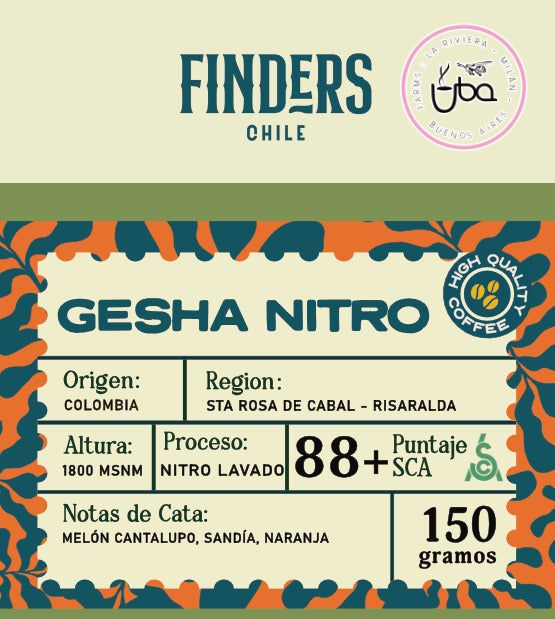 Gesha Nitro de Café Uba – Microlotes y Exóticos | Finders Chile
