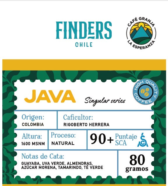 Café - Colombia - JAVA - NATURAL - Microlote - Finca - Granja La Esperanza