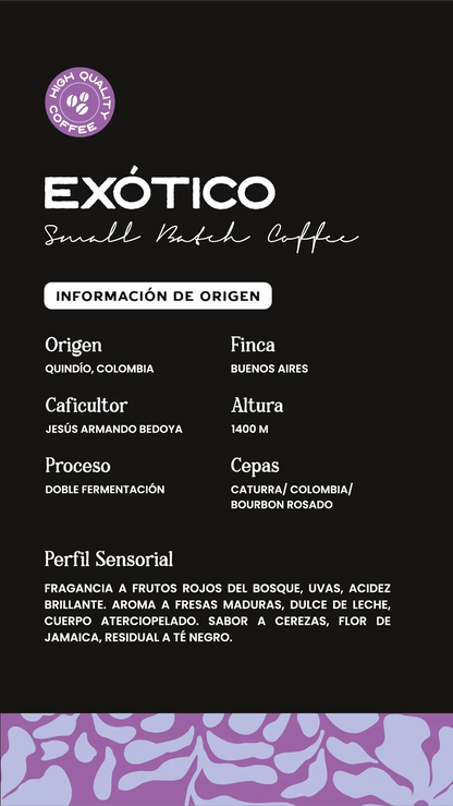 Colombia - Exótico - Ultra Speciality Coffee - Small Batch - Limited Edition