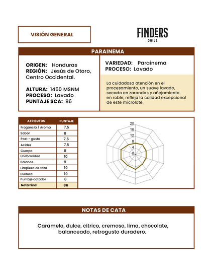 Honduras - Cafe - Parainema - Lavado - Strictly High Grown-European Preparation