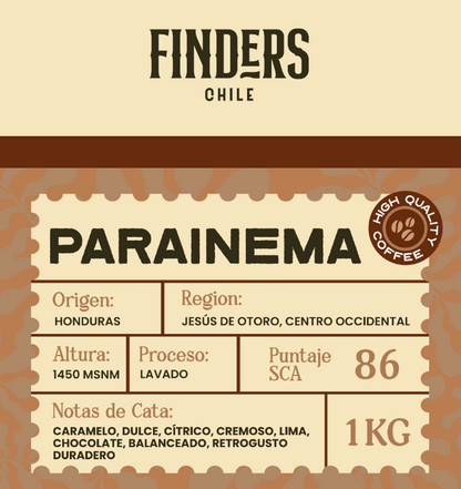Honduras - Cafe - Formato     500 GRAMOS - Parainema - Lavado - Strictly High Grown-European Preparation