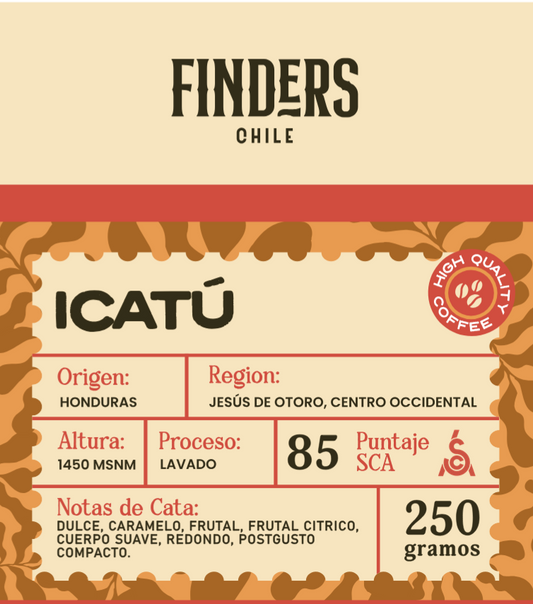 Honduras - Cafe - Formato 250 Gramos - Icatu- Lavado - Strictly High Grown-European