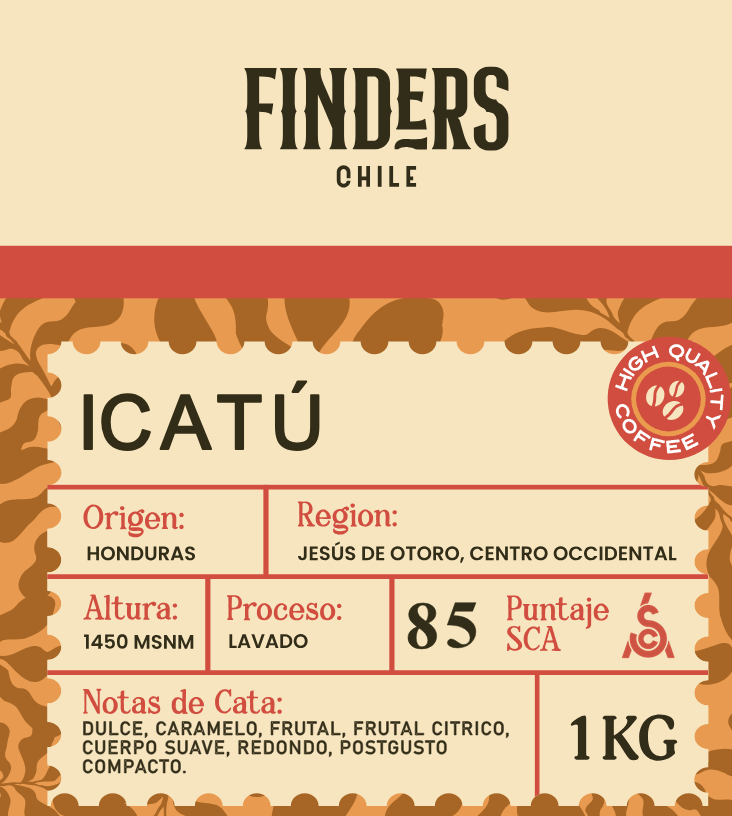 Honduras - Cafe - Formato 1 KG - Icatu- Lavado - Strictly High Grown-European (Copy)