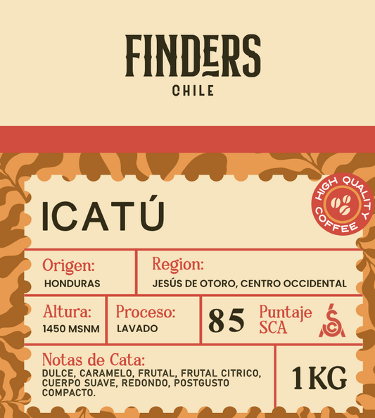 Honduras - Cafe - Formato 1 KG - Icatu- Lavado - Strictly High Grown-European (Copy)
