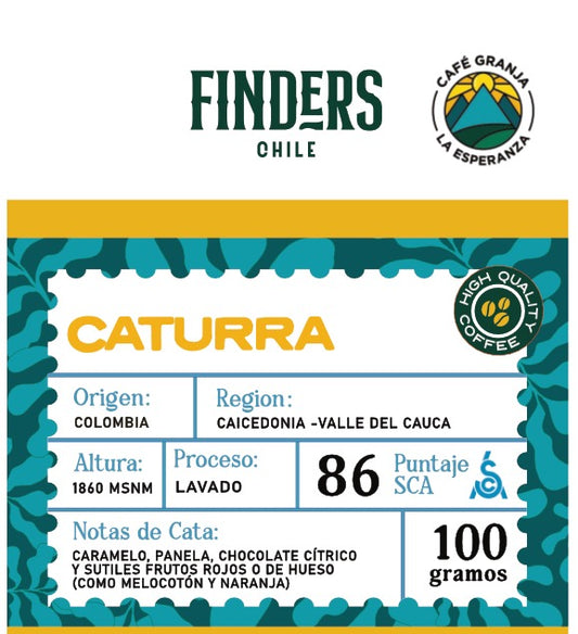 Colombia -  Café -  Caturra- Lavado - Microlote - Finca - Granja La Esperanza