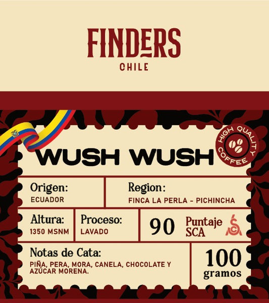 Edicion Limitada - 100 Gramos - Ecuador - Microlote - Wushwush- Lavado- Finca La Perla - Pichincha