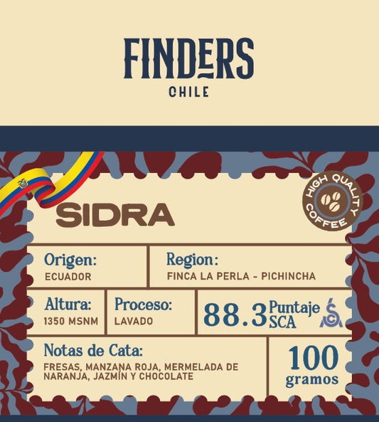 Edicion Limitada - 100 Gramos - Ecuador - Microlote - Sidra - Lavado- Finca La Perla - Pichincha