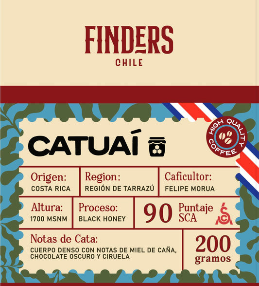 Edicion Limitada - 200 Gramos - Costa Rica - Microlote - Catuai- Black Honey - Finca La Perla