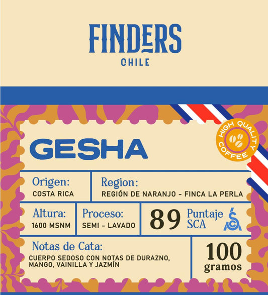 Edicion Limitada - 100 Gramos - Costa Rica - Microlote - Geisha - Semi-Lavado - Finca La Perla